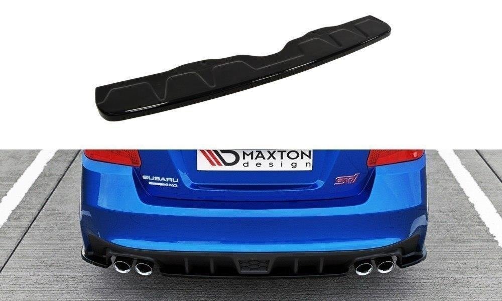 CENTRAL REAR SPLITTER SUBARU WRX STI