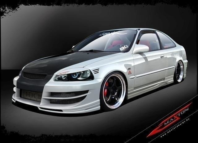 FRONT BUMPER 2 < INFERNO > HONDA CIVIC VI PREFACE MODEL