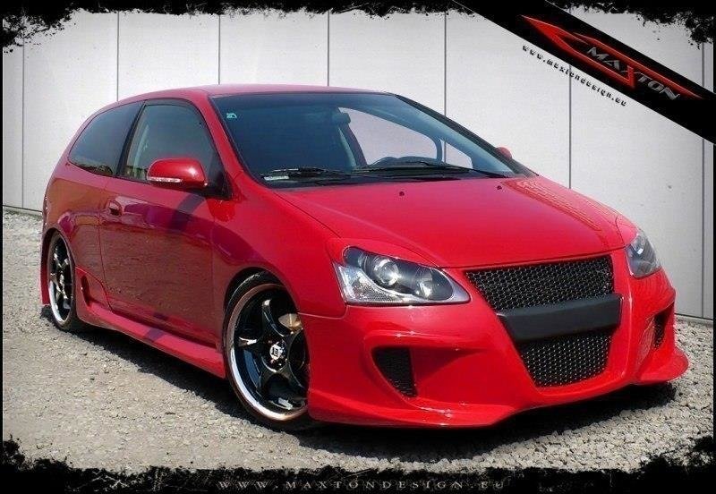 FRONT BUMPER HONDA CIVIC VII HB