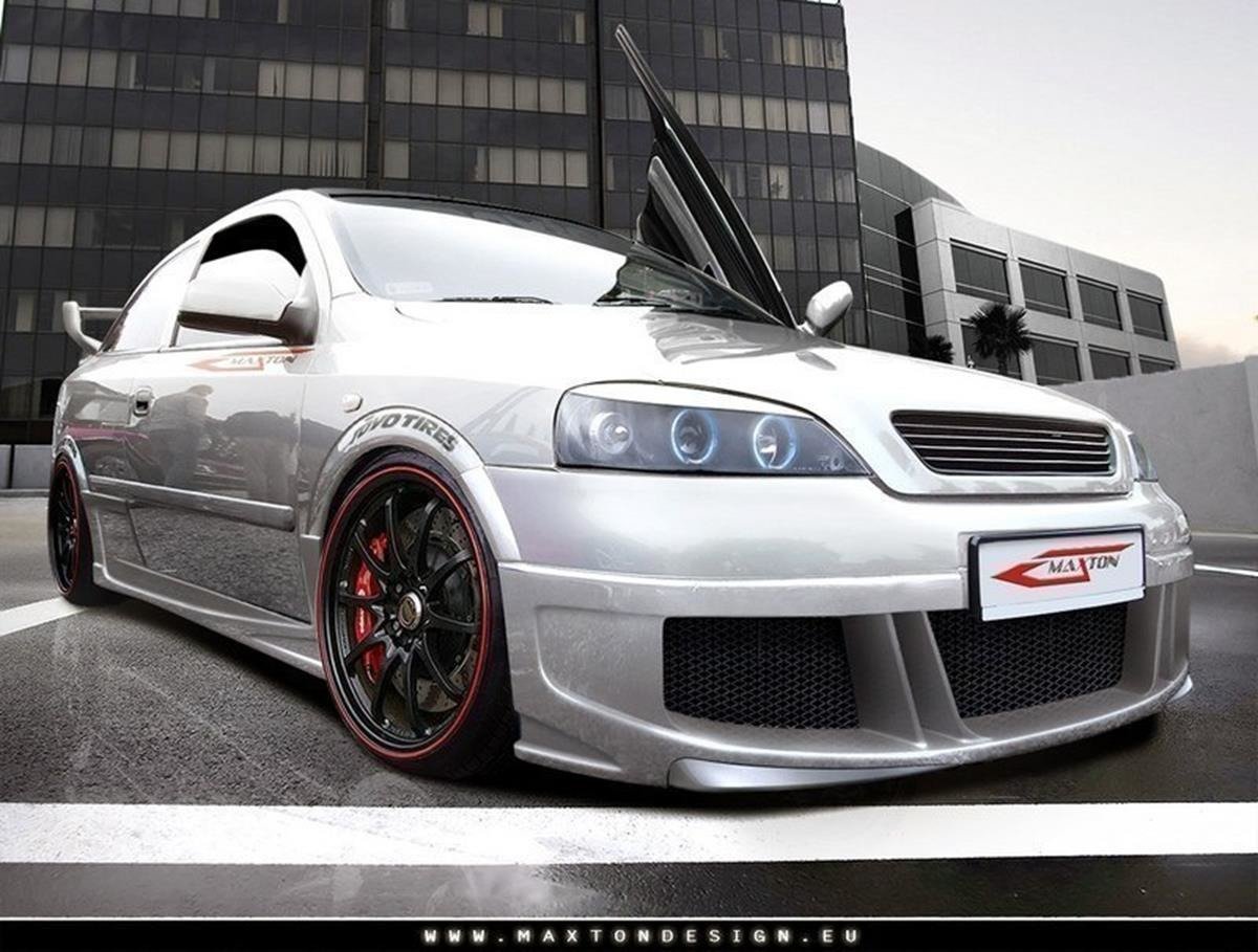 FRONT BUMPER < RACER > OPEL ASTRA G