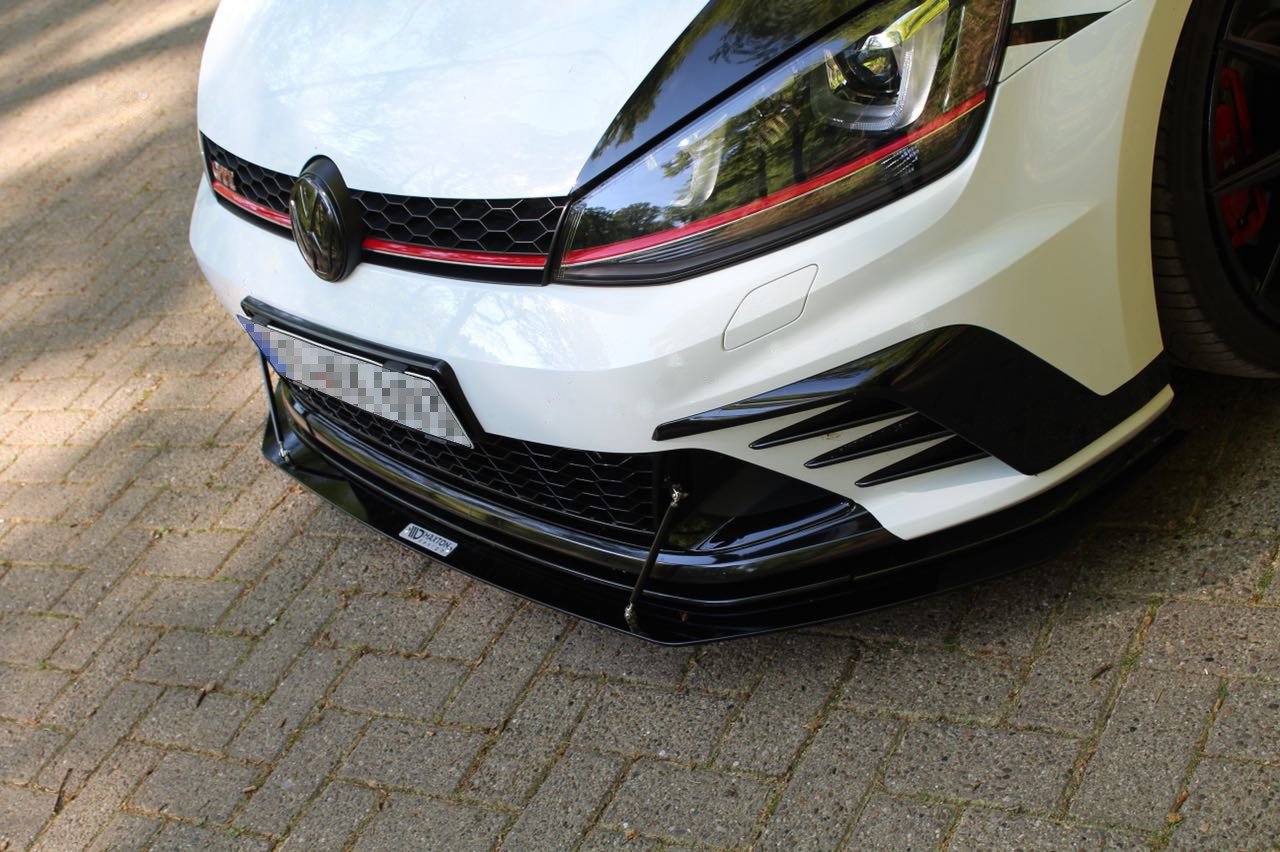 FRONT RACING SPLITTER VW GOLF VII GTI CLUBSPORT
