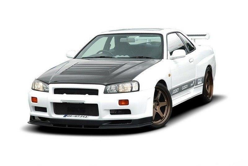 FRONT SPLITTER NISSAN SKYLINE R34 GTT (FOR 002299-1 BUMPER)