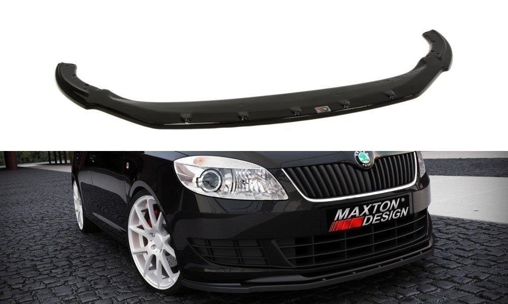 FRONT SPLITTER SKODA FABIA II FACELIF MODEL, STANDARD BUMPER