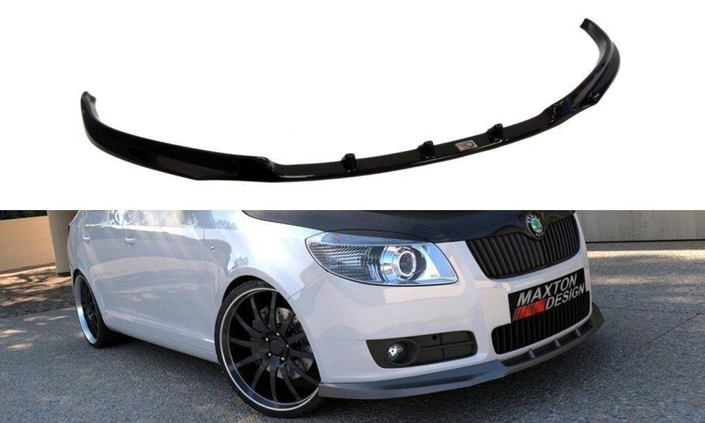 FRONT SPLITTER SKODA FABIA II (PREFACE MODEL, STANDARD BUMPER