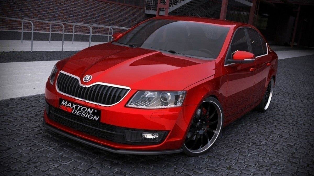 FRONT SPLITTER SKODA OCTAVIA III