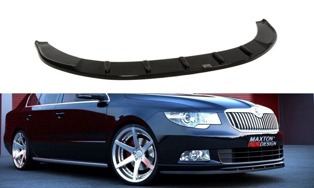 FRONT SPLITTER SKODA SUPERB II (FOR SPORT FRONT BUMPER SPOILER)