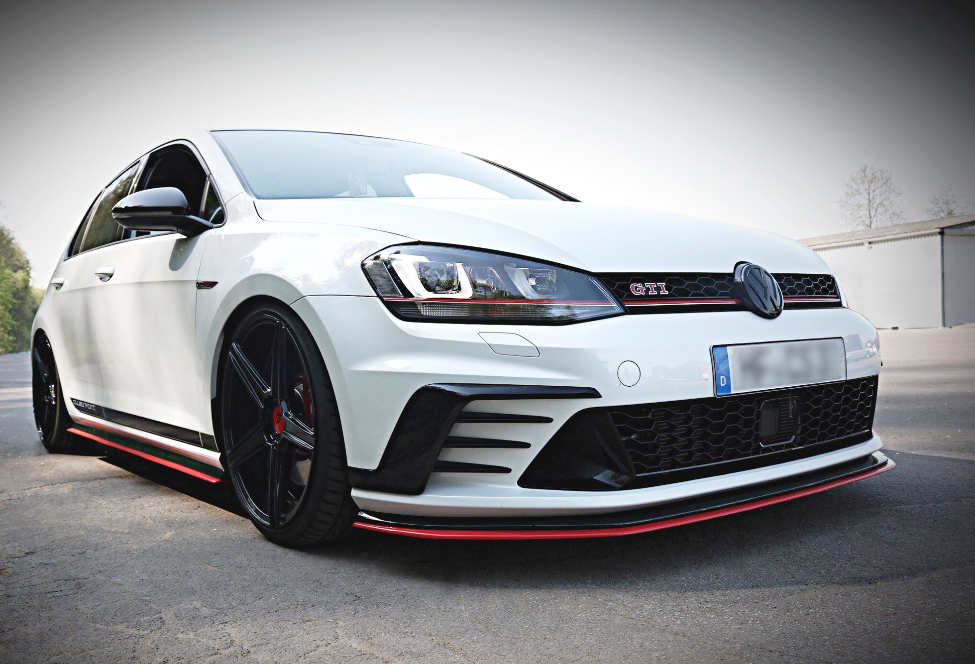 FRONT SPLITTER VW GOLF Mk7 GTI CLUBSPORT