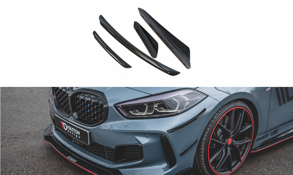Front Bumper Wings (Canards) for BMW 1 F40 M-Pack / M135i