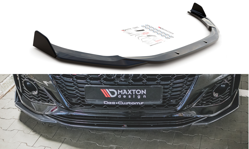 Front Splitter + Flaps V.1 Audi RS5 F5 Facelift