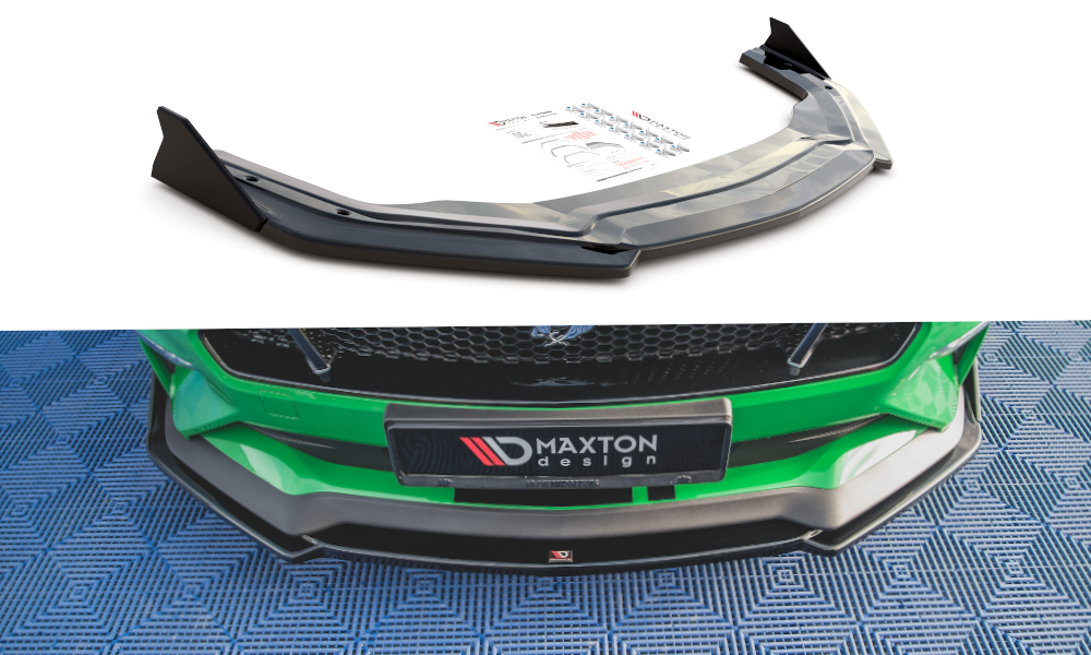Front Splitter + Flaps V.2 Ford Mustang GT Mk6 Facelift