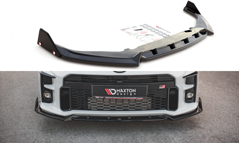 Front Splitter + Flaps V.2 Toyota GR Yaris Mk4