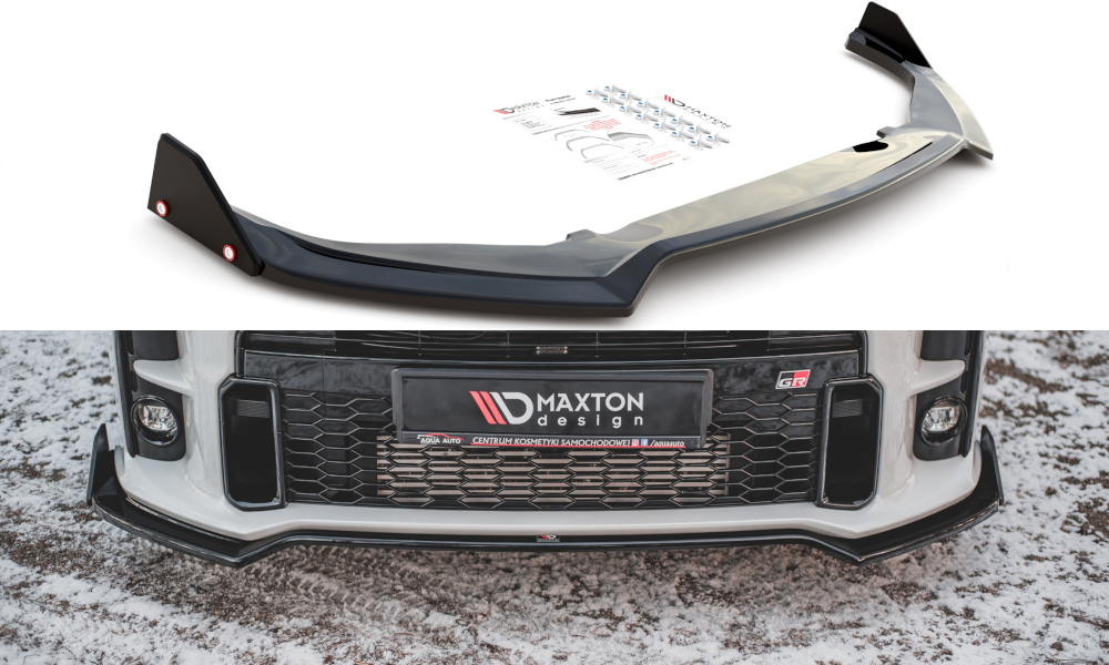 Front Splitter + Flaps V.3 Toyota GR Yaris Mk4