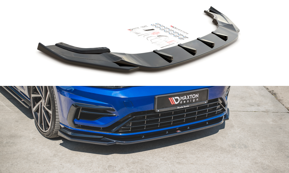Front Splitter V.9 VW Golf 7 R Facelift