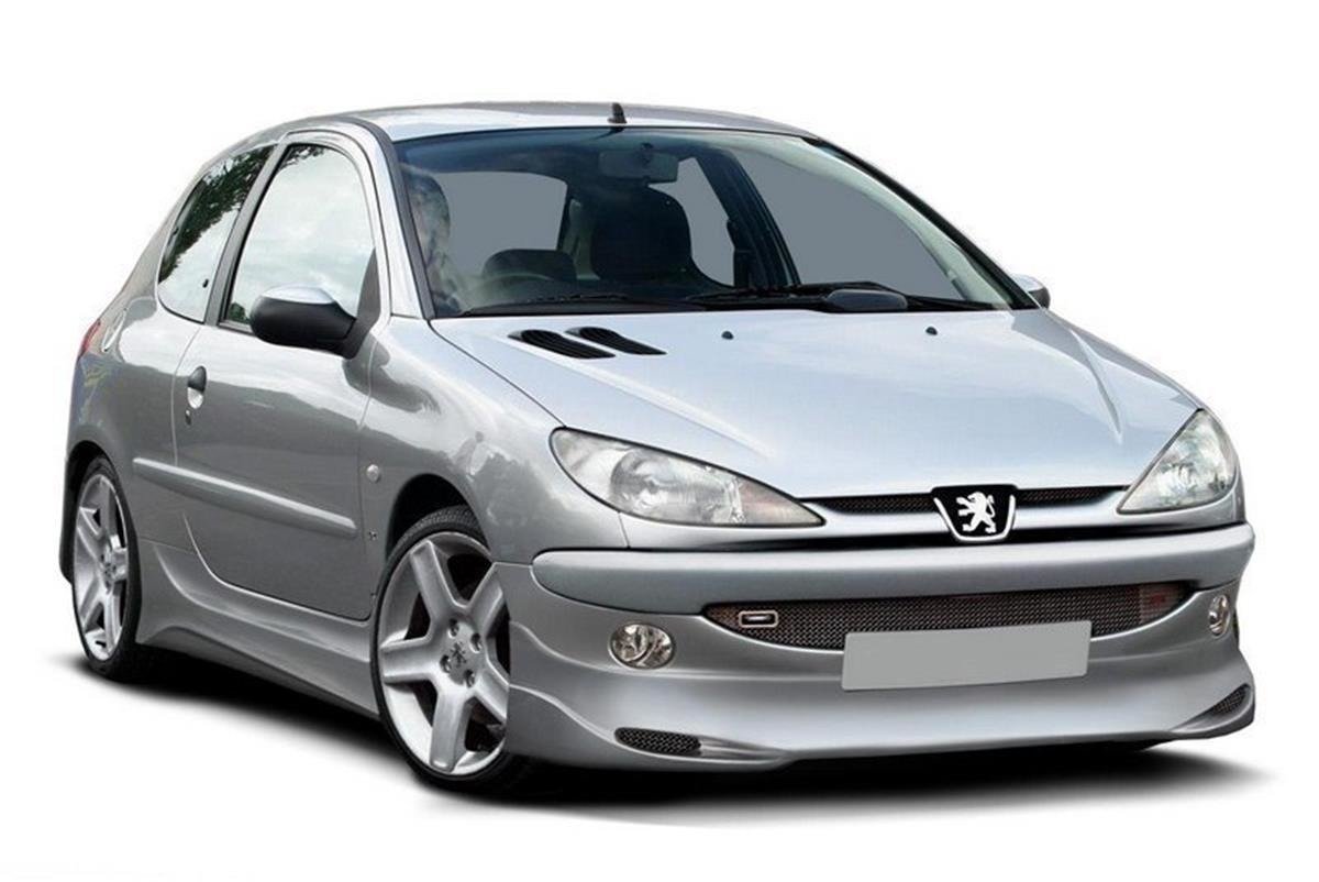 Front bumper spoiler peugeot 206 (for standard versions)