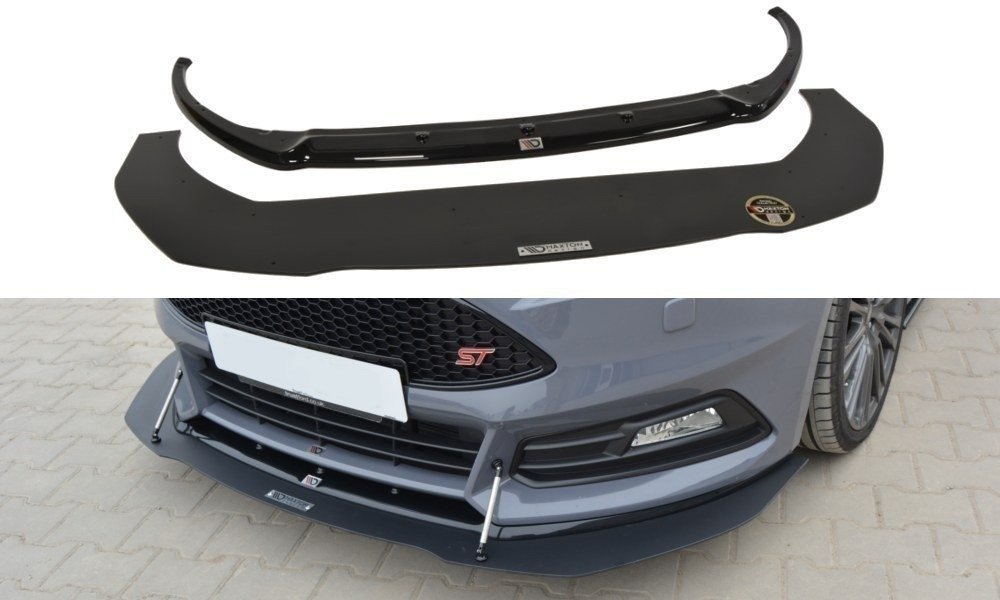 Hybrid Front Splitter V.1 Ford Focus ST Mk3 FL