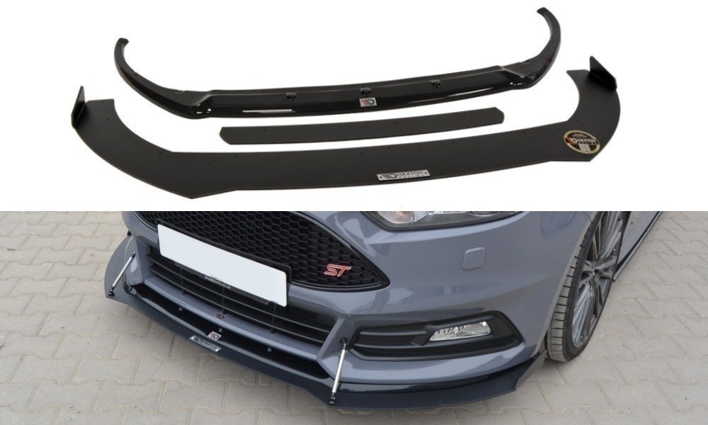 Hybrid Front Splitter V.2 Ford Focus ST Mk3 FL