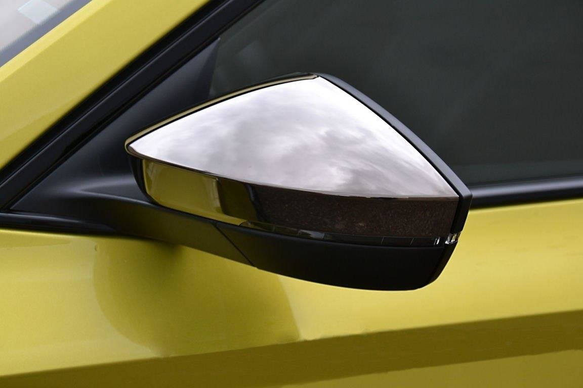 Mirror Shell Covers Skoda Superb Mk3 / Mk3 FL [Dark Chrome]