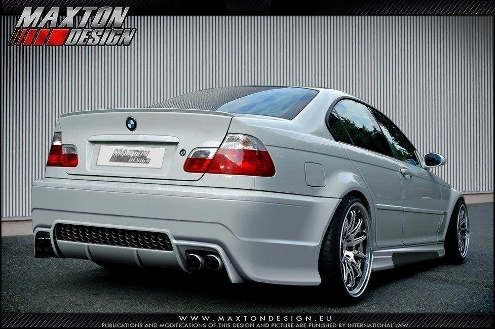 REAR BUMPER BMW 3 E46 - 4 DOOR SALOON < GENERATION V >