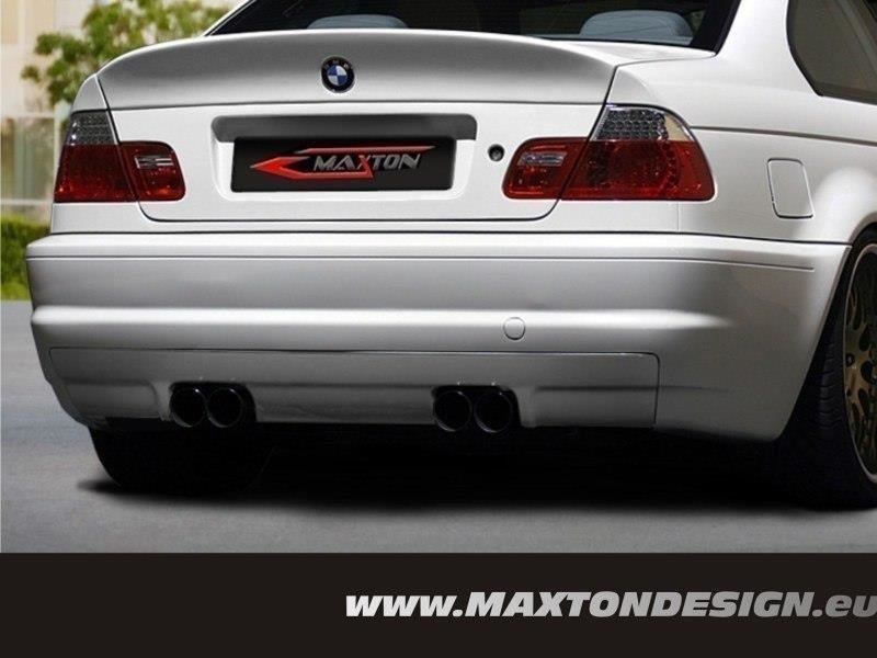 REAR BUMPER BMW 3 E46 - 4 DOOR SALOON < M3 LOOK > VERSION FITTING TO M3 EXHAUST