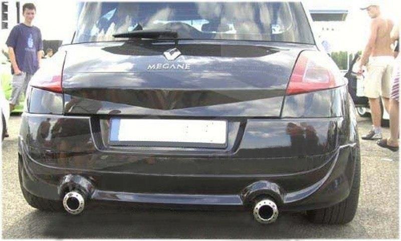 REAR BUMPER EXTENSION RENAULT MEGANE II PHASE 1 HATCHBACK