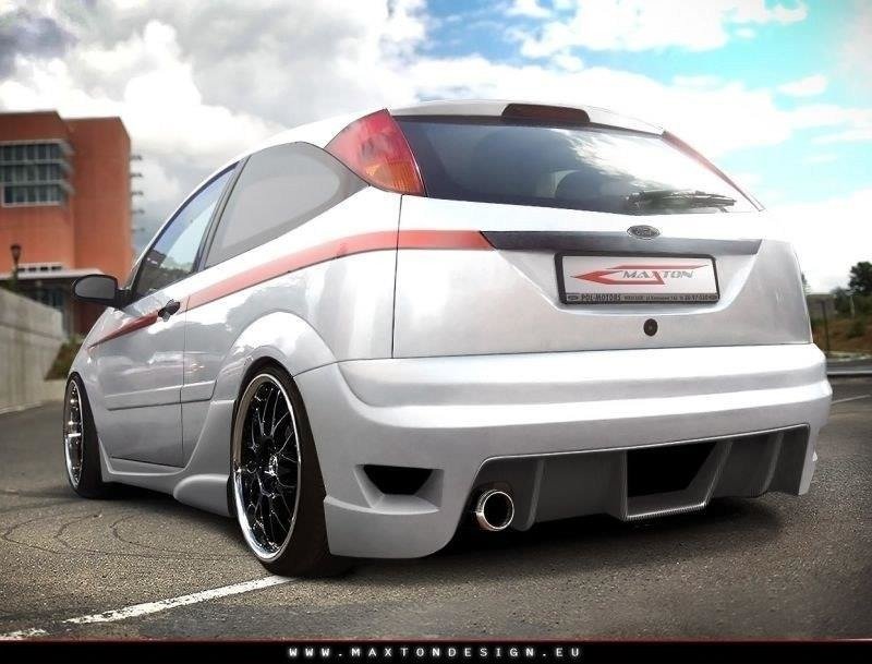REAR BUMPER FORD FOCUS I HB RACER