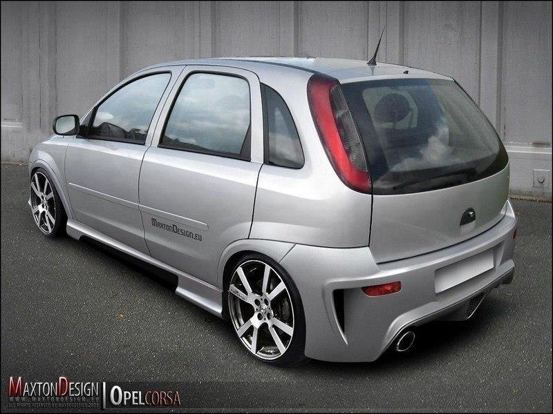 REAR BUMPER OPEL CORSA C PRE-FACE