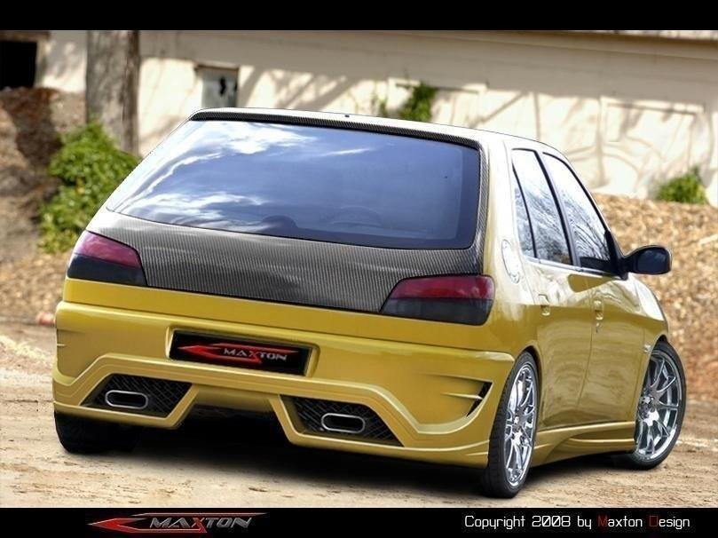 REAR BUMPER PEUGEOT 306 < INFERNO > PHASE 1&2&3, HATCHBACK
