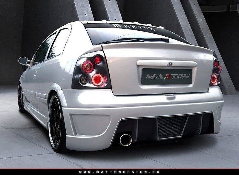 REAR BUMPER < RACER > OPEL ASTRA G HB
