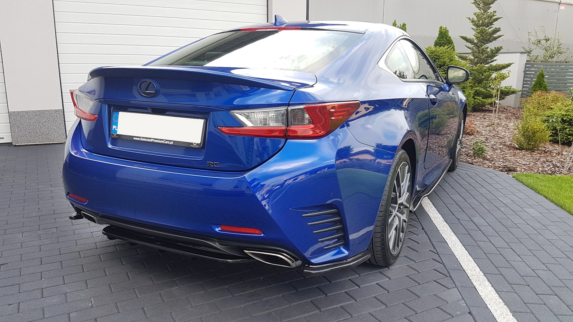 REAR SIDE SPLITTERS Lexus Rc