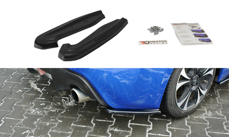 REAR SIDE SPLITTERS V.1 SUBARU BRZ FACELIFT