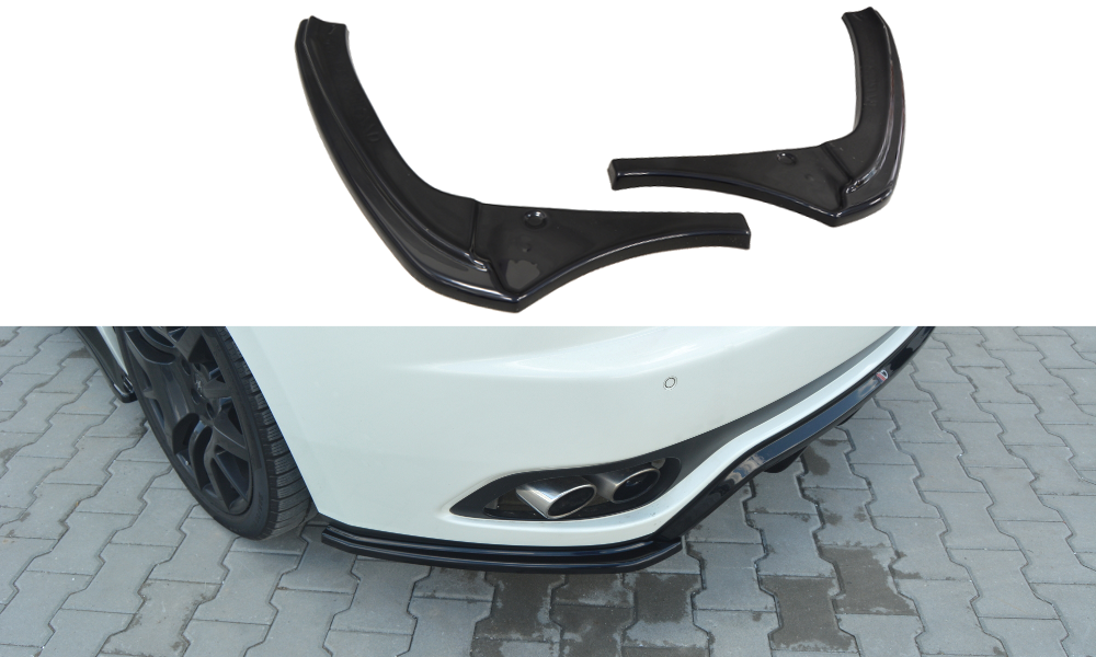 REAR SIDE SPLITTERS V.2 MASERATI GRANTURISMO 2007-2011
