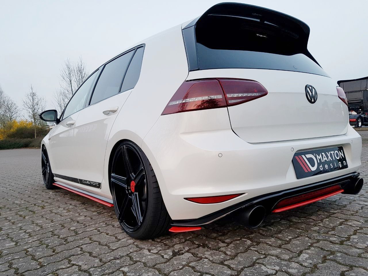 REAR SIDE SPLITTERS VW GOLF Mk7 GTI CLUBSPORT