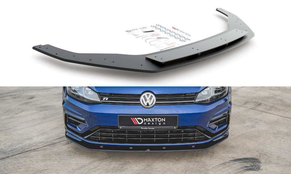Racing Durability Front Splitter VW Golf 7 R Facelift