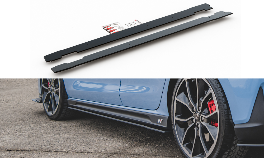 Racing Durability Side Skirts Diffusers Hyundai I30 N Mk3 Hatchback / Fastback