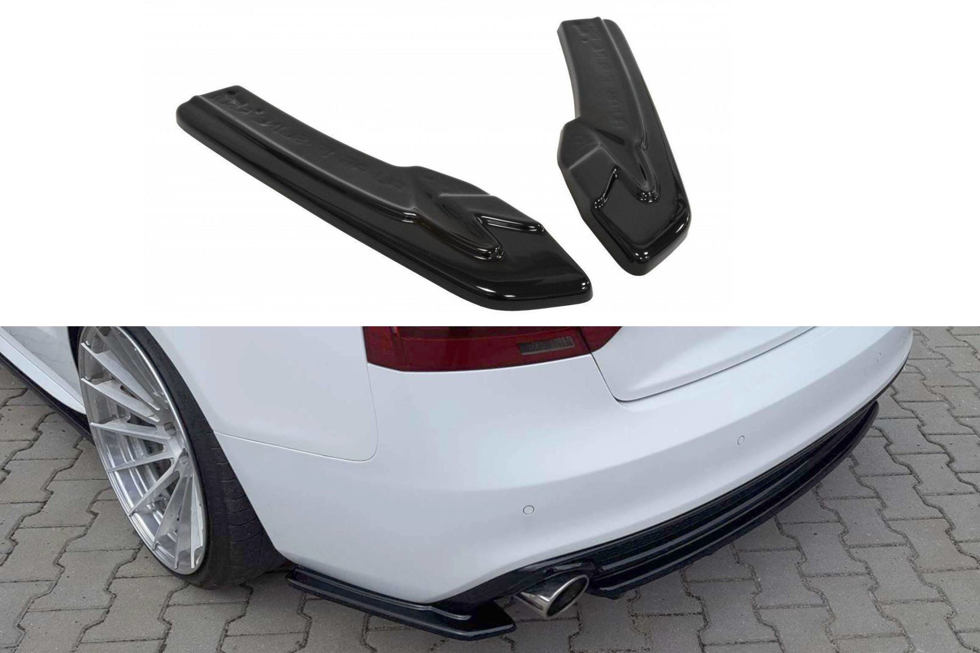 Rear Side Splitter Audi A5 S-Line 8T FL Coupe