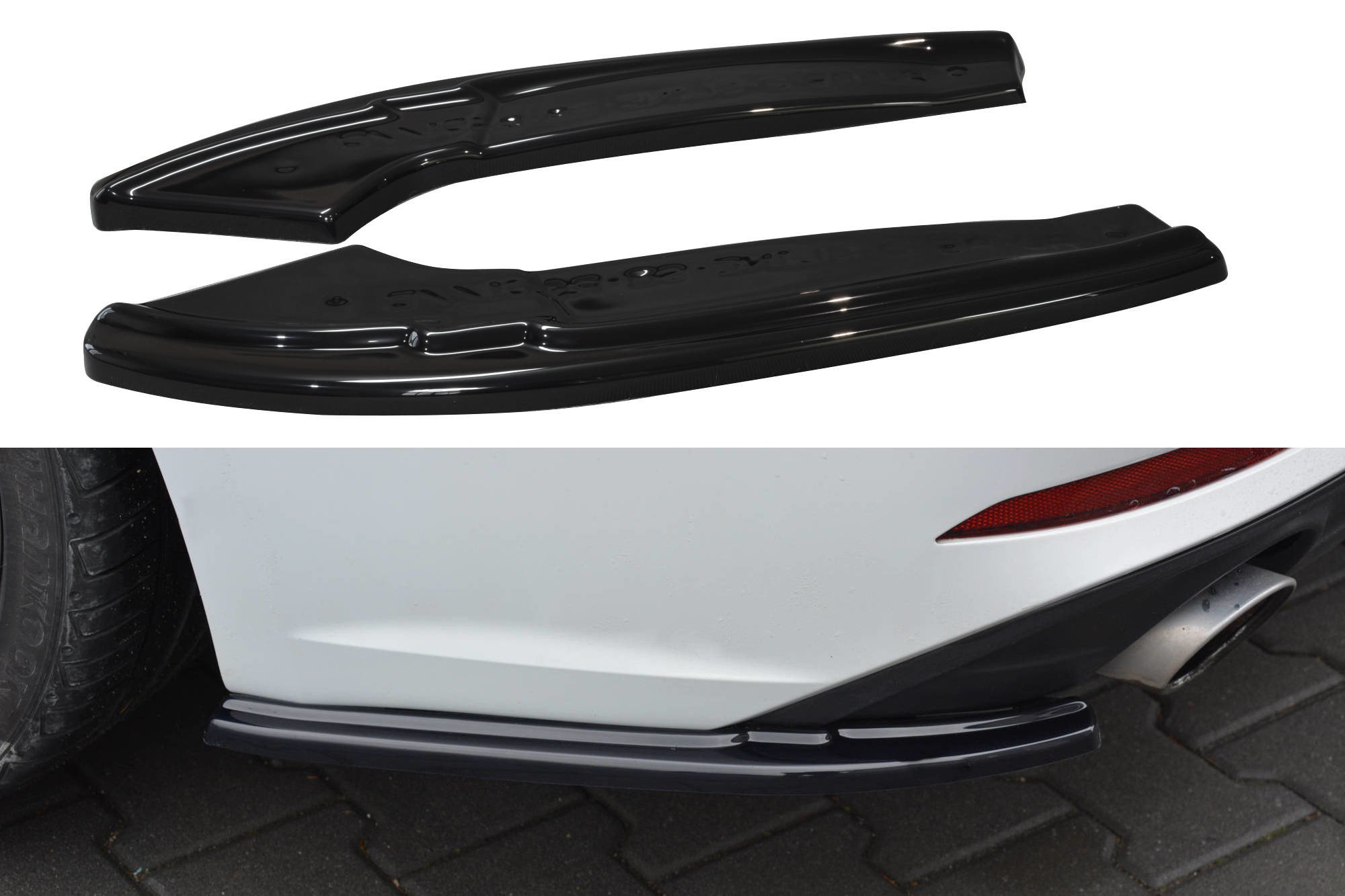 Rear Side Splitters Audi A5 S-Line F5 Sportback