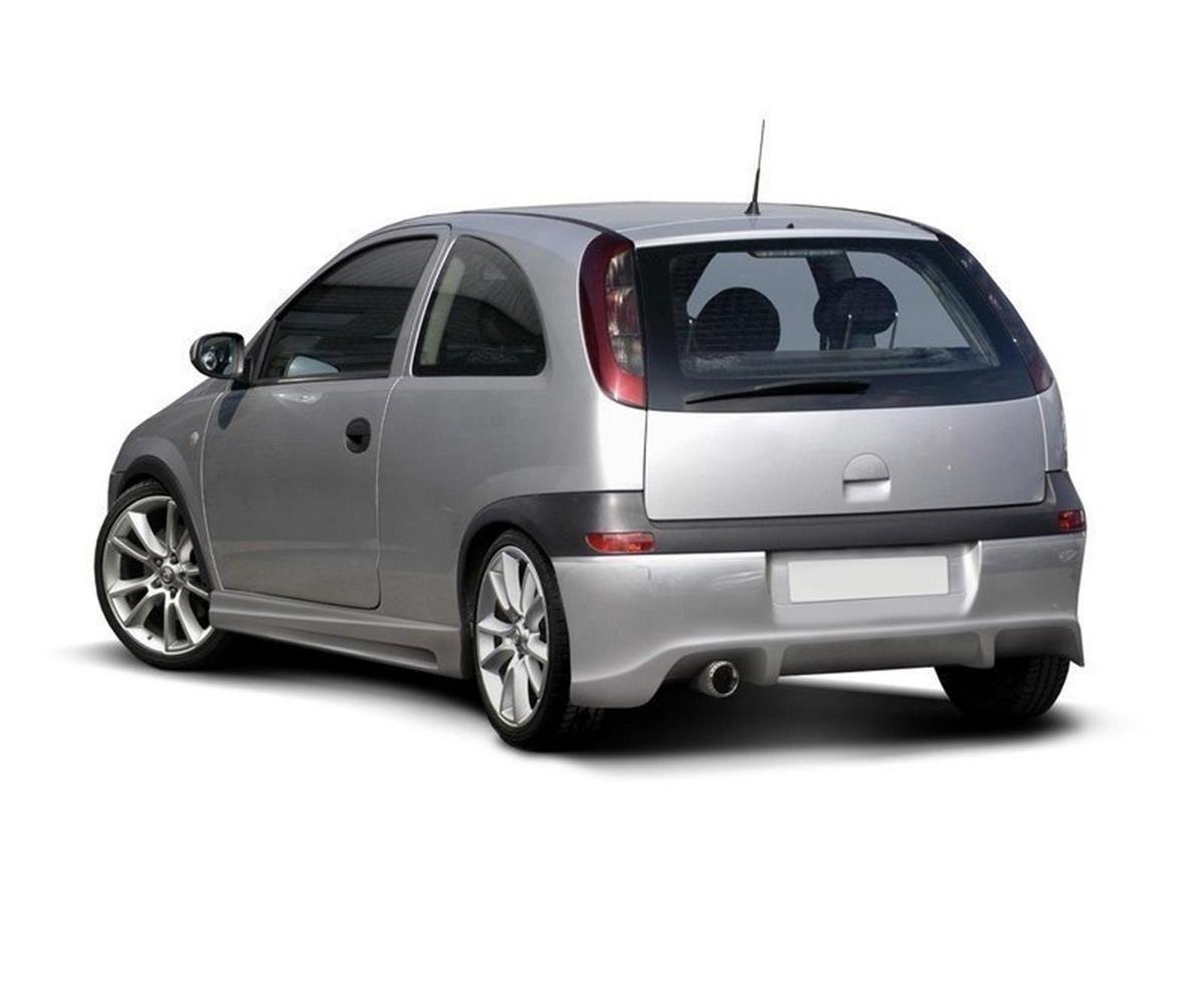 Rear bumper extension opel corsa c pre-face