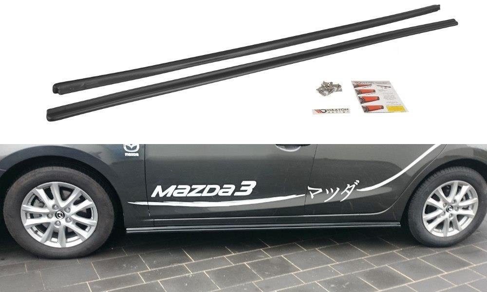 SIDE SKIRTS DIFFUSERS Mazda 3 BN (Mk3) Facelift