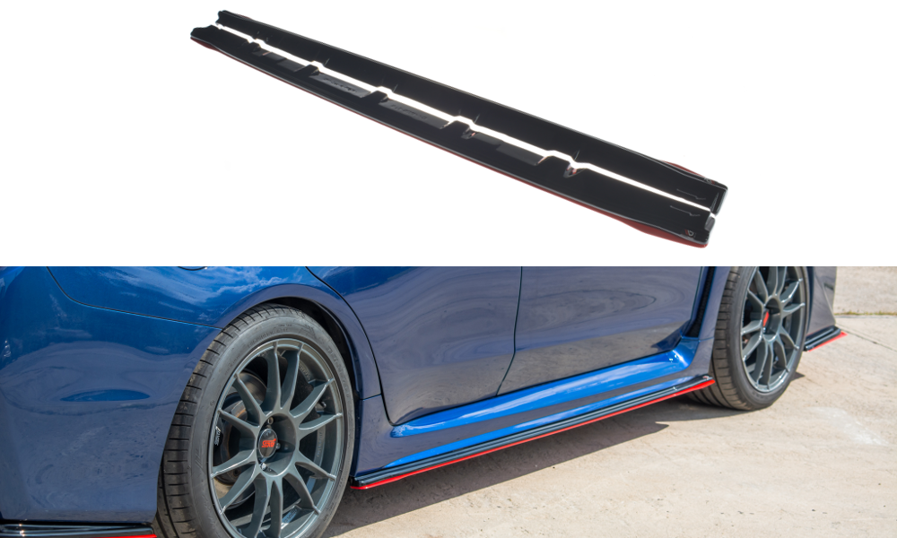 SIDE SKIRTS DIFFUSERS V.2 SUBARU WRX STI