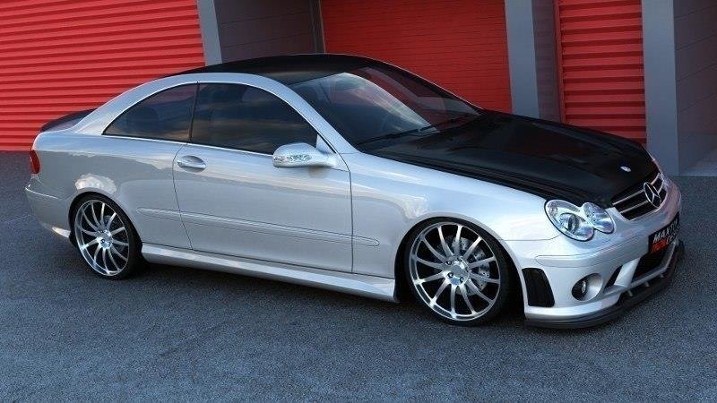 SIDE SKIRTS MERCEDES CLK W209 < W204 AMG LOOK>
