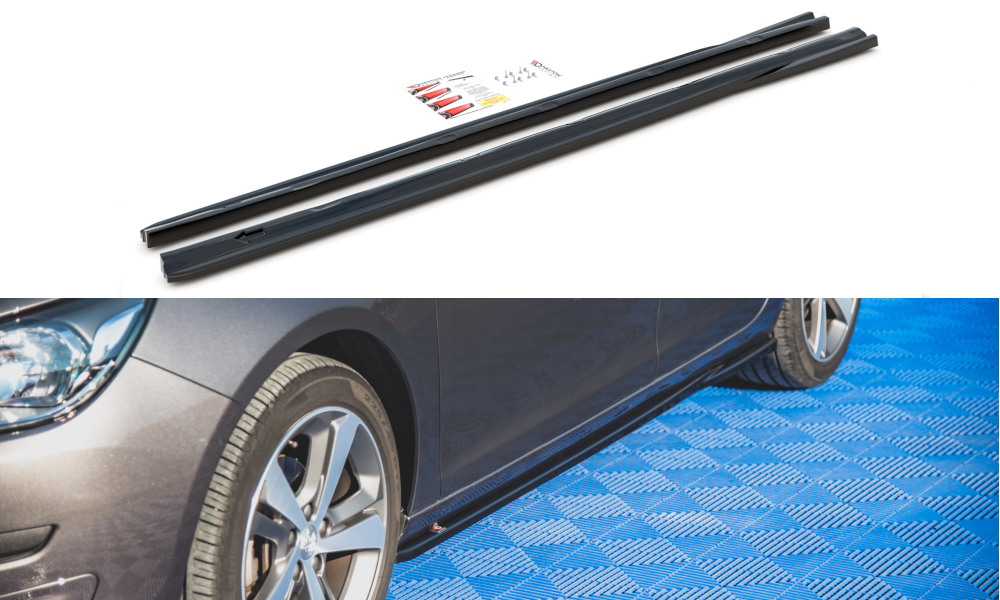 Side Skirts Diffusers Peugeot 308 Mk2 Facelift