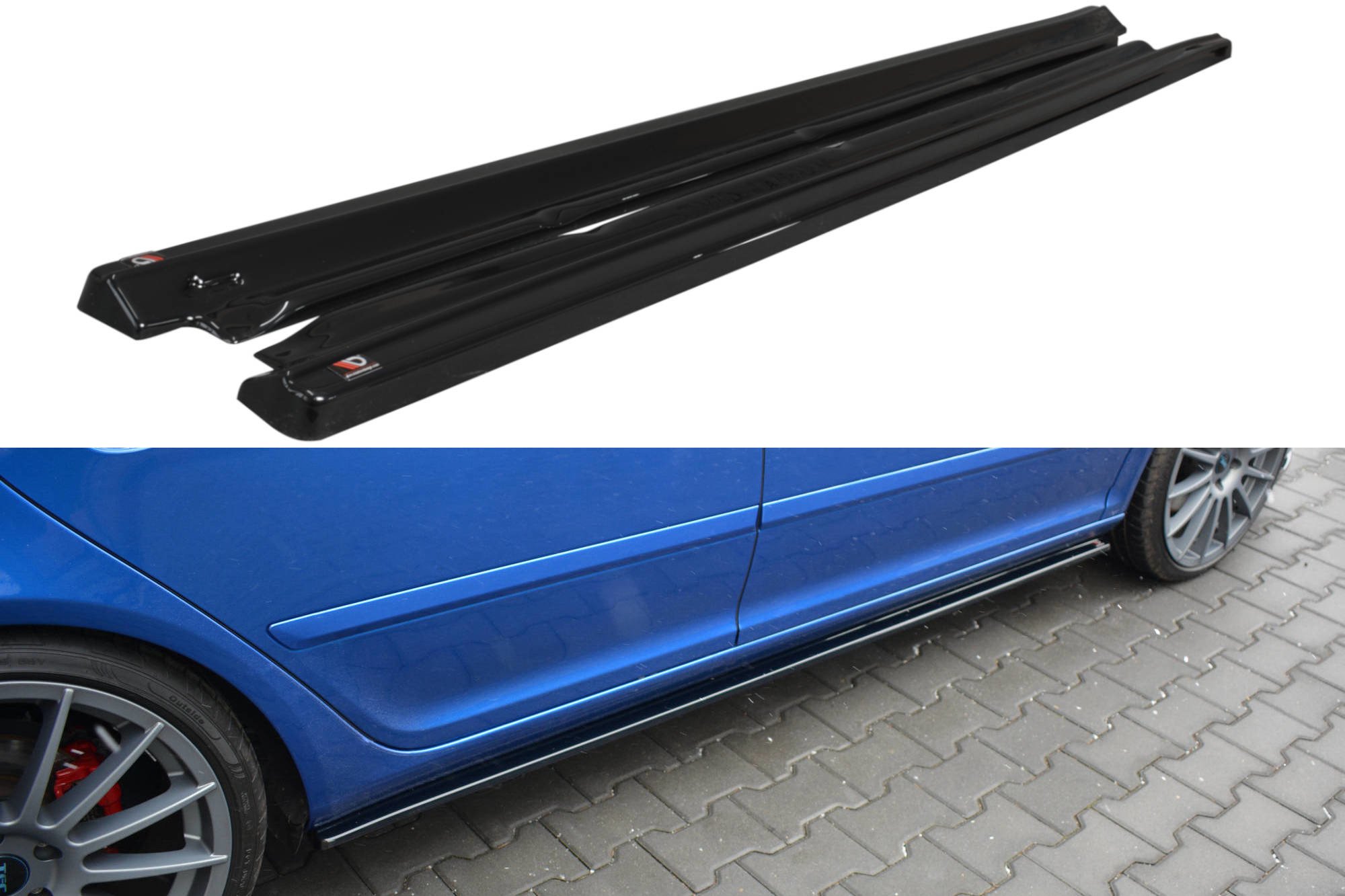 Side Skirts Diffusers Skoda Octavia RS Mk2 / Mk2 FL