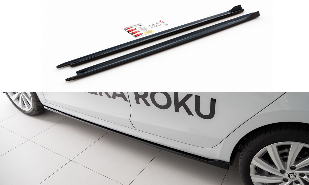 Side Skirts Diffusers V.1 Skoda Octavia Mk4