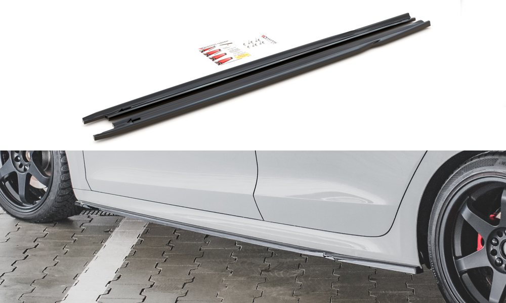 Side Skirts Diffusers V.1 Skoda Octavia RS Mk4