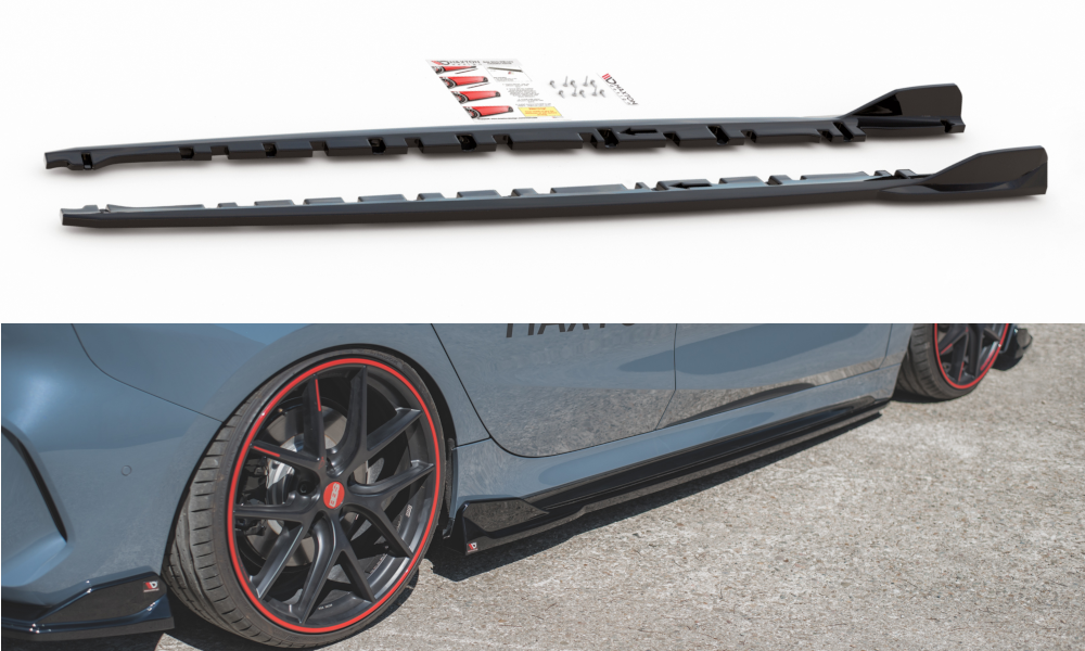 Side Skirts Diffusers V.3 for BMW 1 F40 M-Pack/ M135i