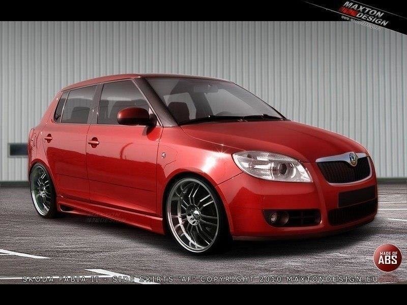 Side Skirts Skoda Fabia Mk2 < AF >