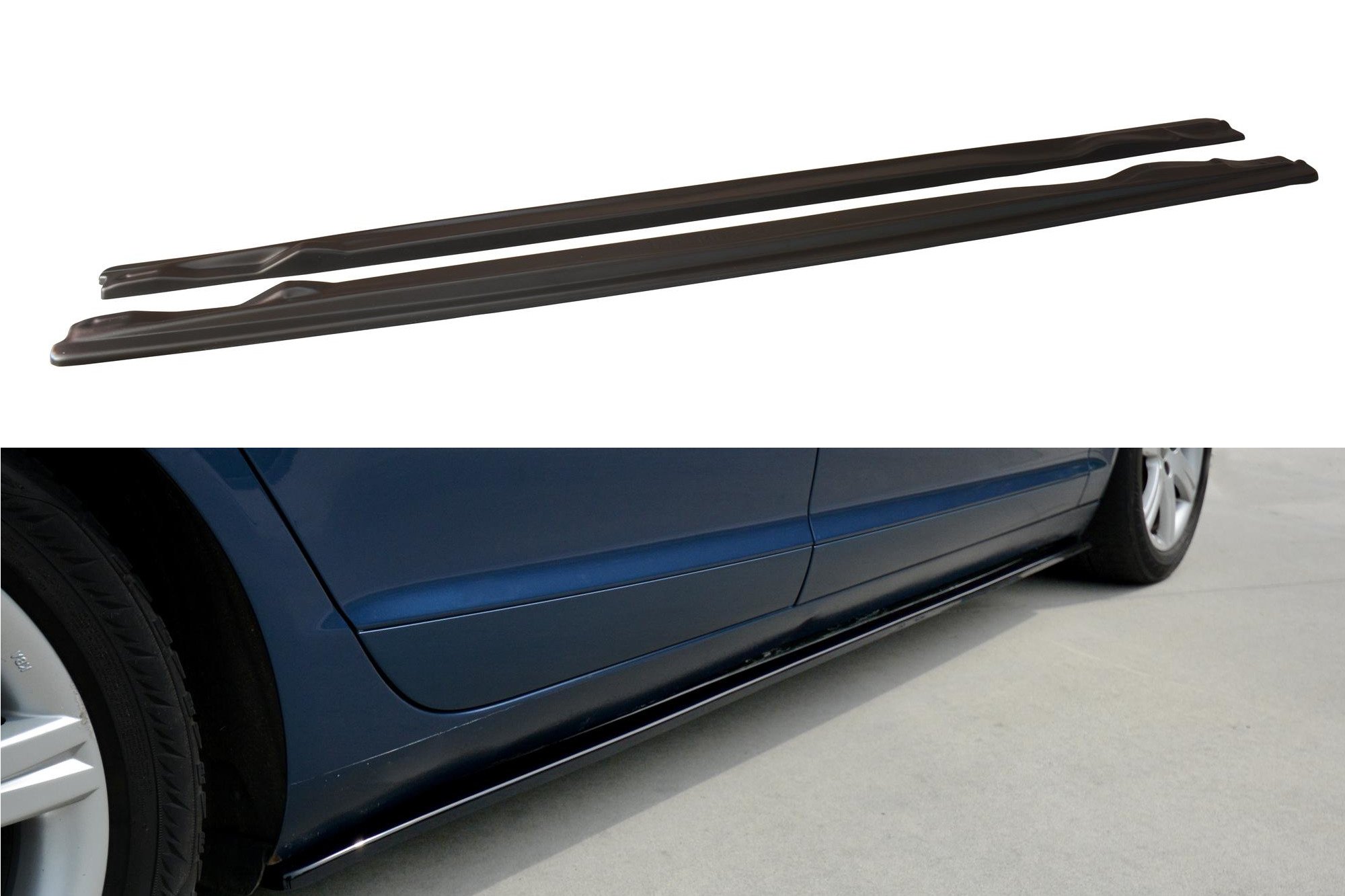 Side Skirts Diffusers Audi A6 S-Line C6 / C6 FL