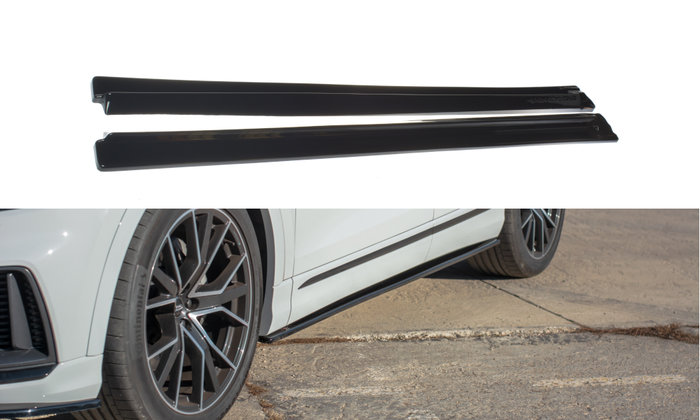 Side skirts Diffusers Audi Q8 S-line